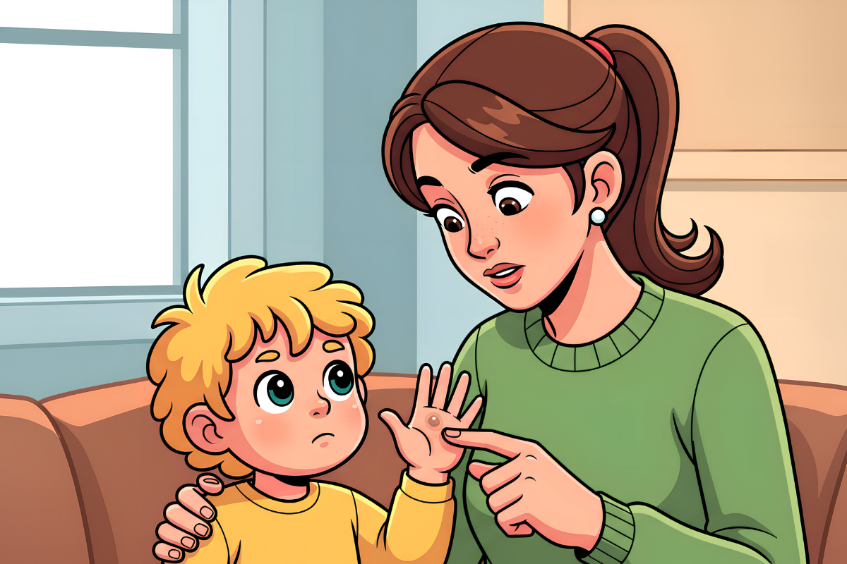 duct tape on warts, warts in children,